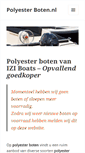 Mobile Screenshot of polyesterboten.nl